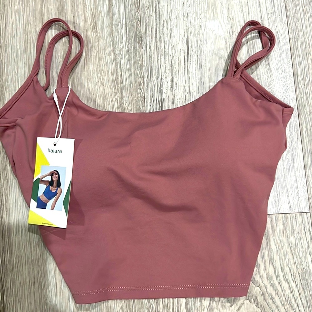 Crop top tank/crosses in back